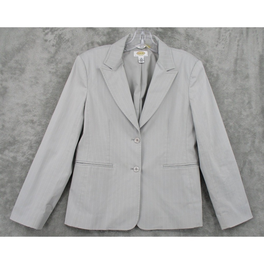 Vintage Talbots Blazer 8 Pinstripe Career Classic Lightweight Office Corporate